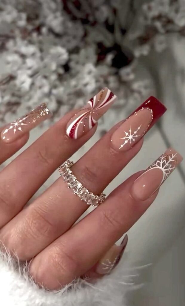 Trendy Christmas Nail Designs