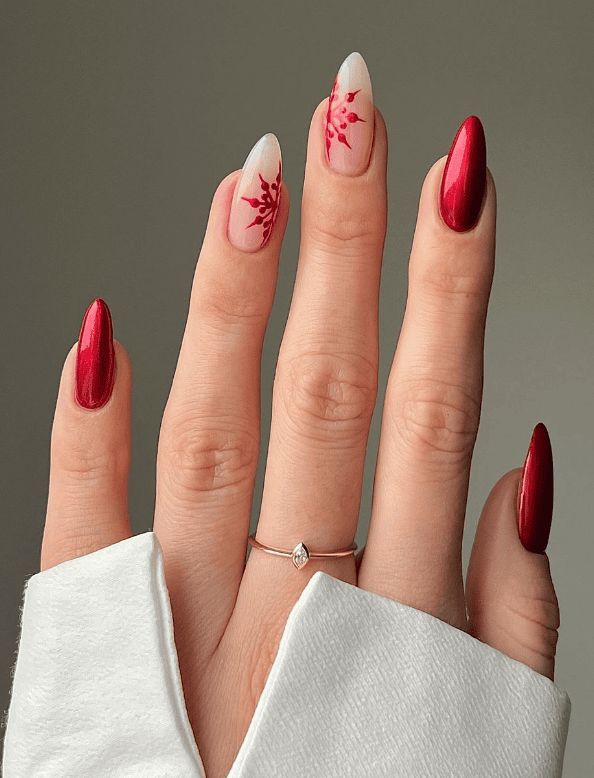 Trendy Christmas Nail Designs